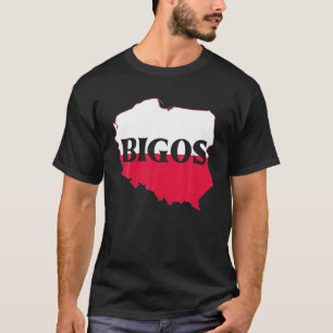 Camiseta Bandeira Polonesa Engraçada - Polônia Meal Bigos