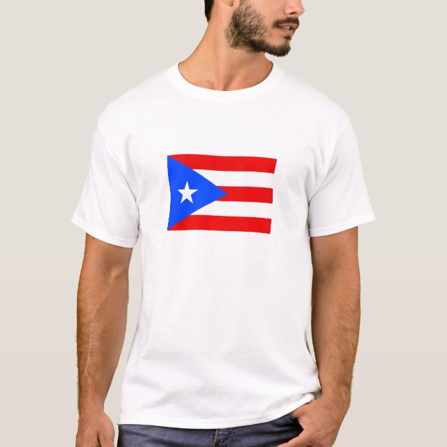 Camiseta Bandeira Porto Rico (Frente)