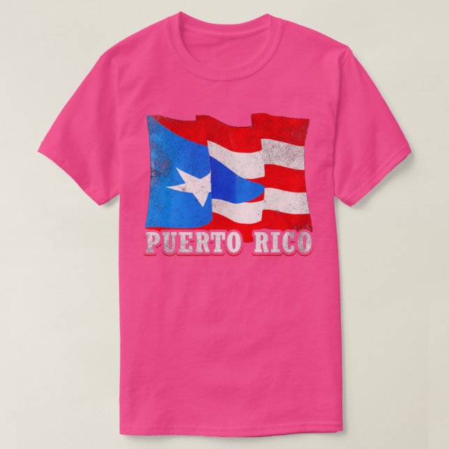 Camiseta Bandeira Porto Rico (Frente do Design)