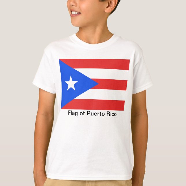 Camiseta Bandeira Porto Rico (Frente)