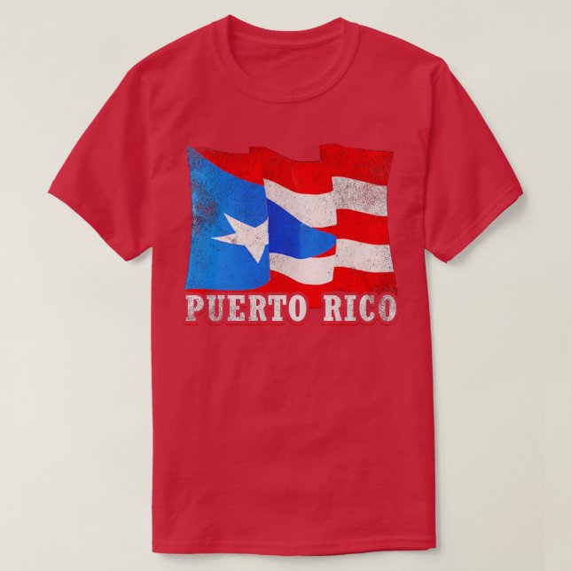 Camiseta Bandeira Porto Rico (Frente do Design)