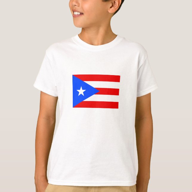 Camiseta Bandeira Porto Rico (Frente)
