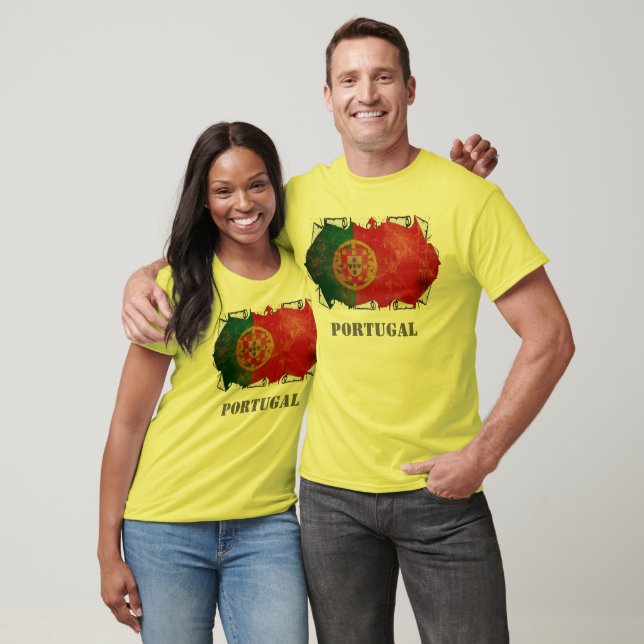 Camiseta bandeira portugal (Unissex)