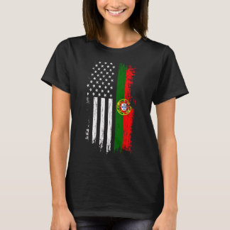 Camiseta Bandeira Portuguesa Americana Hoodie - Orgulho Por