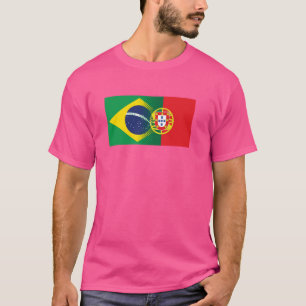 Camiseta Bandeira Portuguesa Brasil Portugal Mix Heri