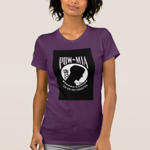 Camiseta Bandeira POW MIA: Soldados Desaparecidos da Guerra