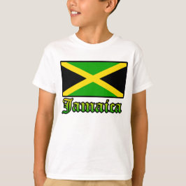 Camiseta Bandeira, preto, verde e amarelo de Jamaica
