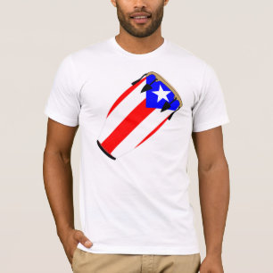 Camiseta Bandeira Puerto Rico do Conga