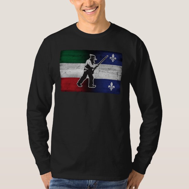 Camiseta Bandeira Quebeque e Patriota Henri Julien (Frente)