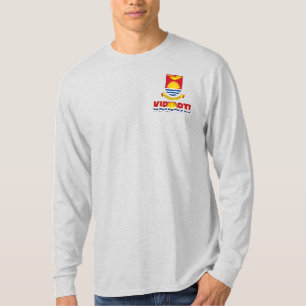 Camiseta Bandeira quiribatiana e Casaco de Armas Patriótica