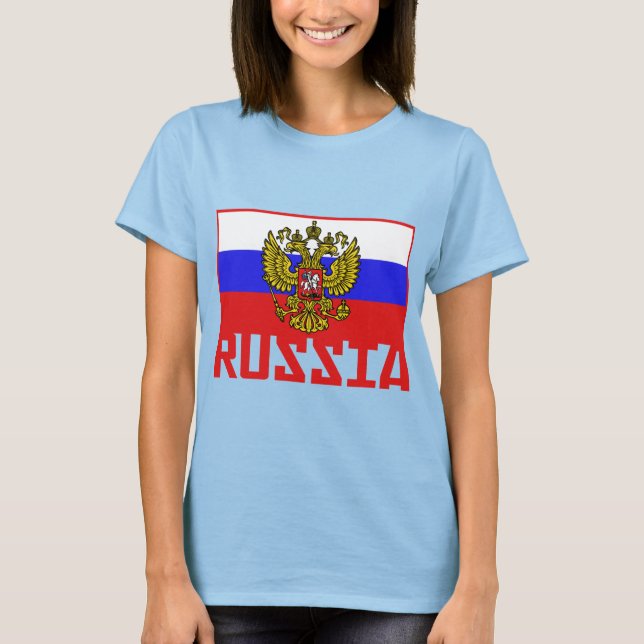 Camiseta Bandeira Russa (Frente)