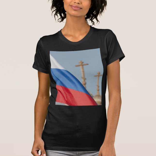 Camiseta bandeira russa (Frente)