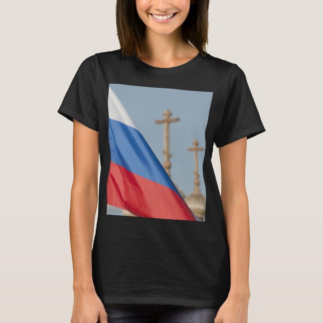 Camiseta bandeira russa (Frente)