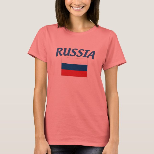 Camiseta Bandeira Russa (Frente)