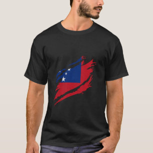 Camiseta Bandeira samoana do patrimônio samoano Orgulho sam