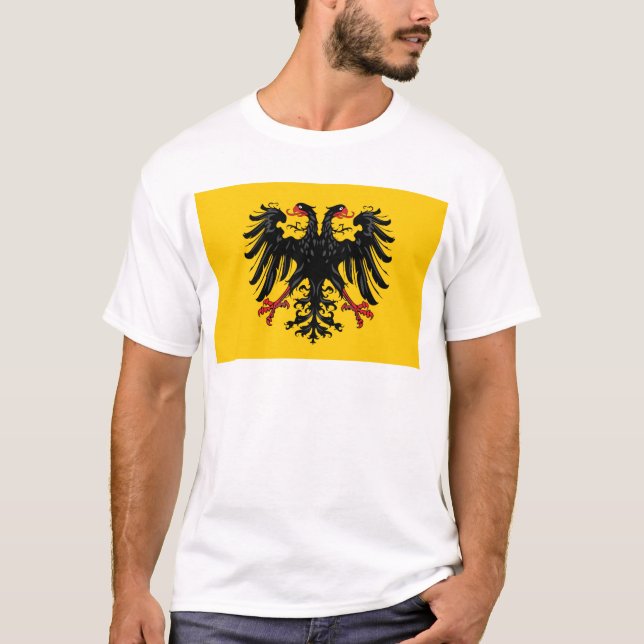 Camiseta Bandeira santamente do império romano (Frente)