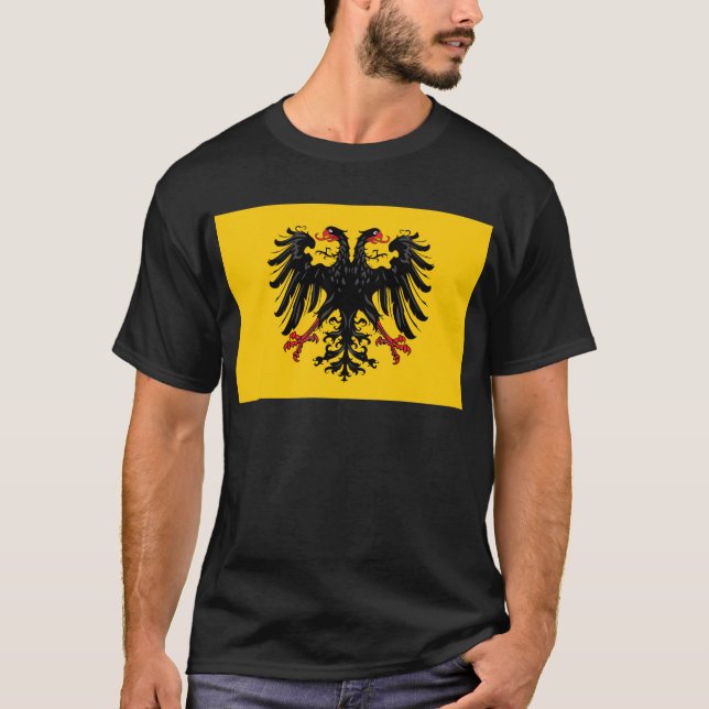 Camiseta Bandeira santamente do império romano (Frente)