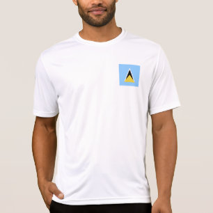 Camiseta bandeira santo Lúcia