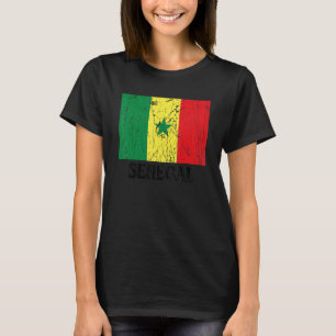 Camiseta Bandeira senegalesa Pride senegalês