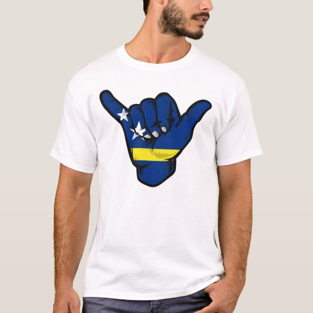 Camiseta Bandeira Shaka de Curaçao (Frente)