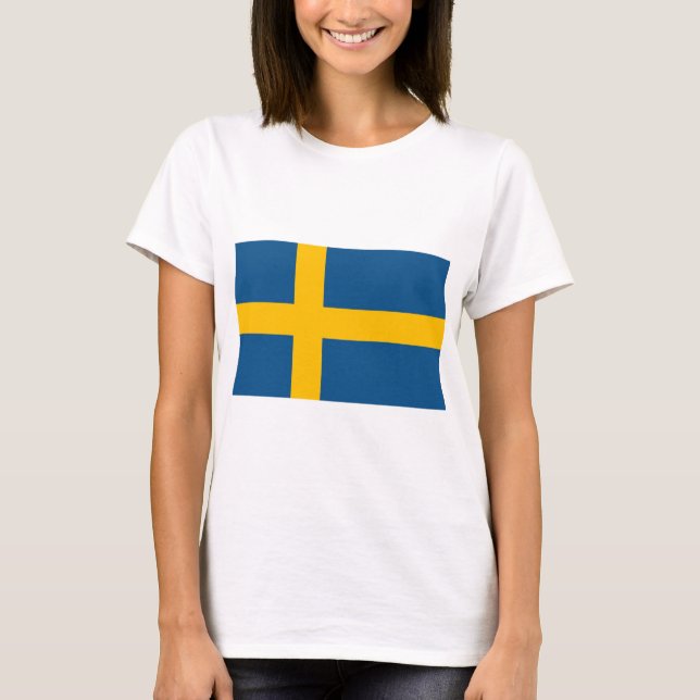 Camiseta Bandeira sueca (Frente)