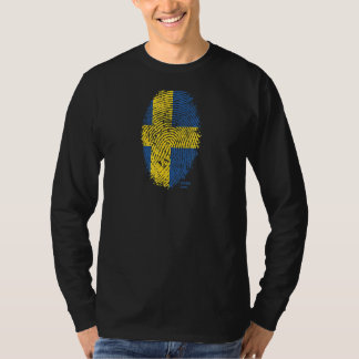 Camiseta Bandeira Sueca na Impressão Digital