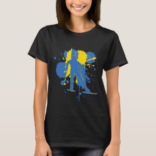 Camiseta Bandeira suecia Biathlonist - Biathlon sueco 1