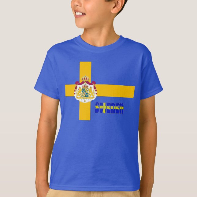 Camiseta Bandeira sueco (Frente)
