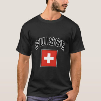 Camiseta Bandeira suiça Ortodia Suíça em Francês