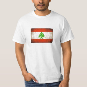 Camiseta Bandeira suja de Líbano