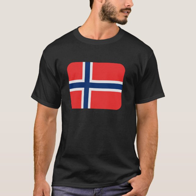Camiseta Bandeira Svalbard & Jan Mayen (Frente)