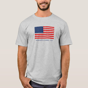Camiseta Bandeira T-Shirt dos Estados Unidos da América em