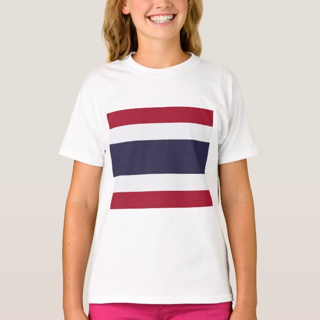 Camiseta Bandeira Tailandesa (Tailândia) (Frente)