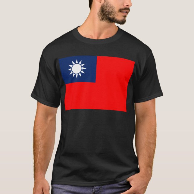Camiseta bandeira taiwan (Frente)