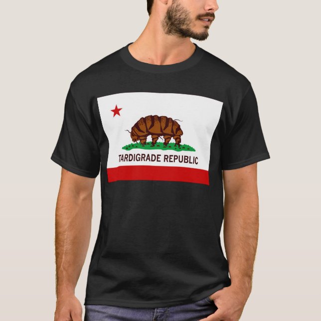 Camiseta Bandeira Tardigrade da república (Frente)