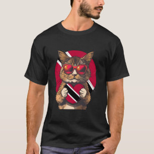 Camiseta Bandeira Tobagônica Do Gato De Trinidad E Tobago T