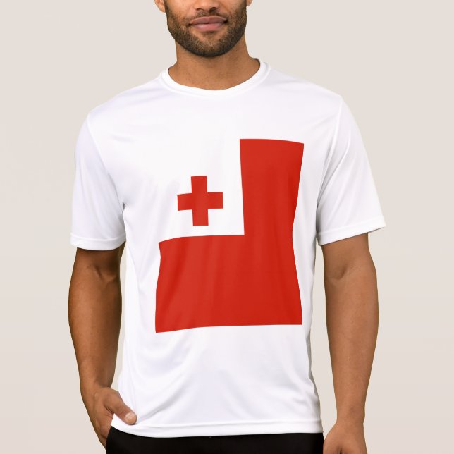 Camiseta Bandeira Tonga (Frente)