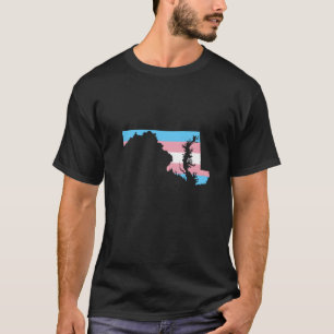 Camiseta Bandeira Trans Maryland Orgulho LGBT Apoiar famíli