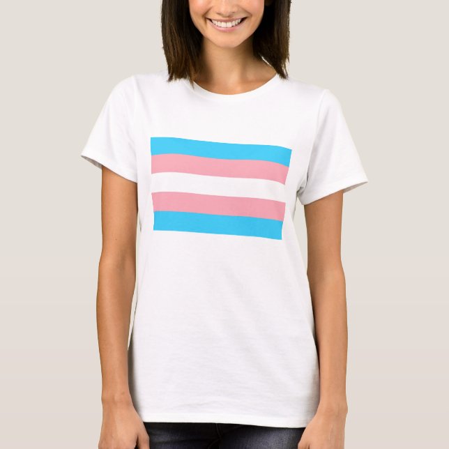 Camiseta Bandeira Transgênero  (Frente)