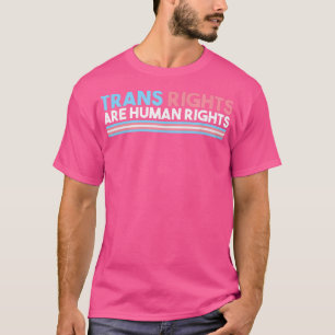 Camiseta Bandeira Transgênero LGBT - Direitos Trans São Hum