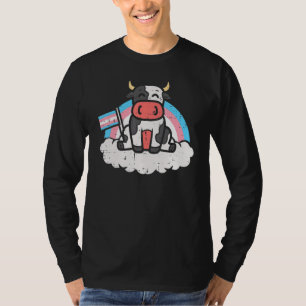 Camiseta Bandeira Transgênero Vaca Lgbt Transgênese Farmor