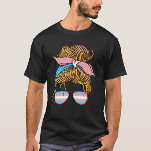 Camiseta Bandeira Transsexual Transexual da Mulher Bissexua