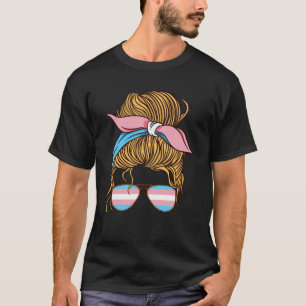 Camiseta Bandeira Transsexual Transexual da Mulher Bissexua