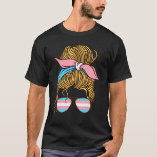 Camiseta Bandeira Transsexual Transexual da Mulher Bissexua