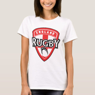 Camiseta bandeira transversal de Inglaterra do protetor da