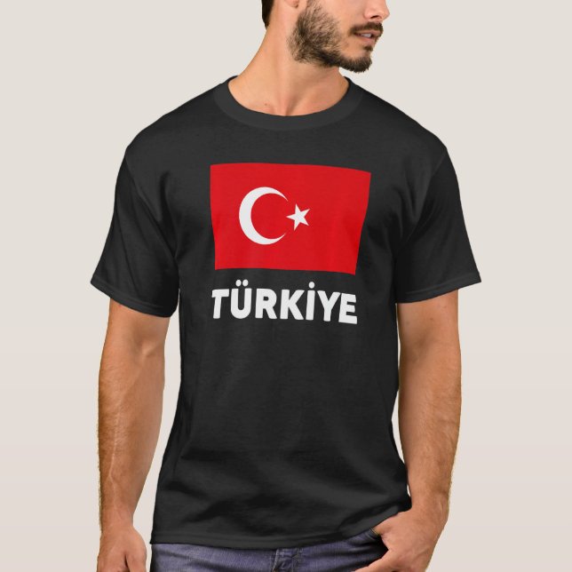 Camiseta Bandeira Turca (Frente)