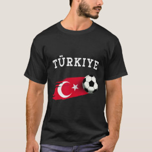 Camiseta Bandeira Turca Bandeira da Turquia Futebol Turco T