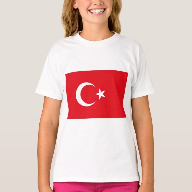 Camiseta Bandeira Turca (Turquia) (Frente)