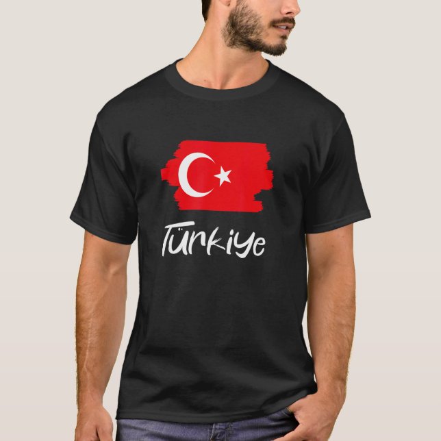 Camiseta Bandeira turca Turquia 1 (Frente)