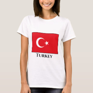 Camiseta Bandeira Turquia (Turca)